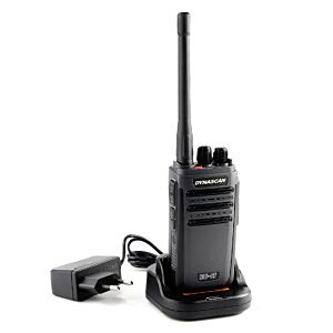 Tragbarer Radiosender PMR Dynascan EU-55, 446 MHz, 0,5 W, 16 CH, CTCSS, DCS, IP65