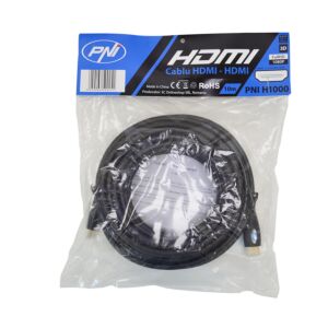 HDMI-Kabel PNI H1000 High-Speed 1,4 V, steckbar, Ethernet, vergoldet, 10 m