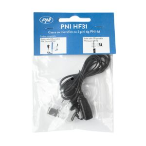 Headset mit Mikrofon PNI HF31 mit 2 Pins Typ PNI-M