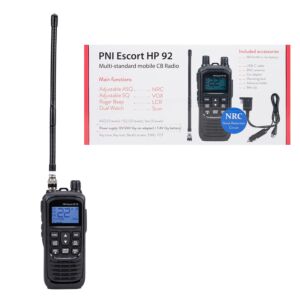 Tragbares CB-Funkgerät PNI Escort HP 92 ohne Ladegerät, Multistandard, 4 W, AM/FM, NRC, Dual Watch, Roger Beep, ASQ