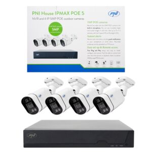 POE PNI House IPMAX POE 5 Videoüberwachungsset