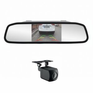 Drahtloses Parksystem PNI Escort P20S mit 4,3-Zoll-Display im Rückspiegel und Kamera