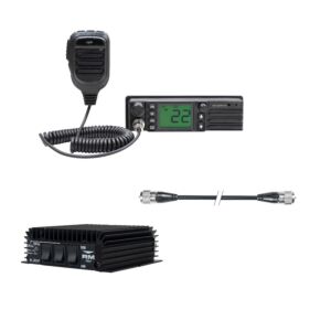 PNI Escort HP 9500 CB-Funkgerät, Multistandard, ASQ, VOX + RX/TX, KL203P Verstärker, AM/FM/SSB, 100 W, 12 V und PN-Kabel