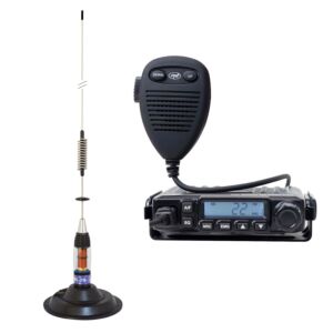 PNI Escort HP 6500 PRO CB-Funkgerätepaket (ASQ, VOX, NRC) mit CB-Antenne PNI ML70 und Magnet