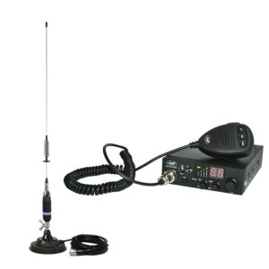 Kit CB-Radio PNI ESCORT CB 8024 ASQ + Antenne CB PNI S75 mit Magnet