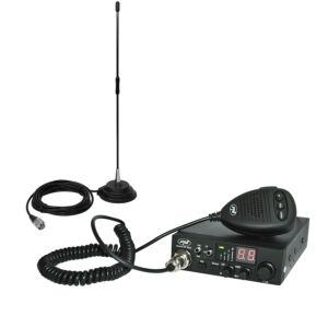 CB PNI ESCORT HP 8024 ASQ-Radiosender-Kit + CB PNI Extra 40-Antenne