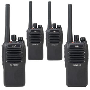 Kit mit 4 tragbaren PNI PMR-Radiosendern