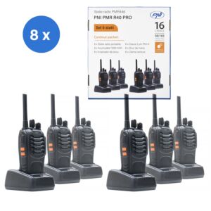 Bausatz von 6 tragbaren Radiostationen PNI PMR R40 PRO
