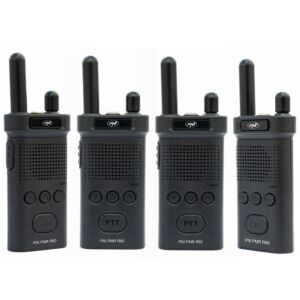 Kit mit 4 tragbaren Radiosendern