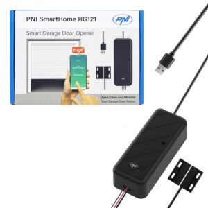 PNI SmartHome RG121 Smart Relais mit Wi-Fi für die Steuerung der Garagentor-/Toröffnung, kompatibel mit der Tuya-App, 