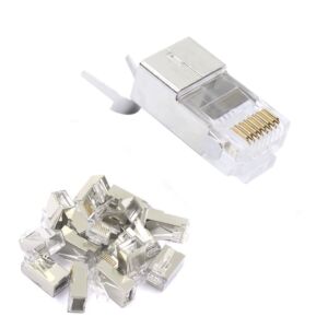 PNI RJ45-Buchse für Cat7 S / FTP-Kabelsatz mit 10