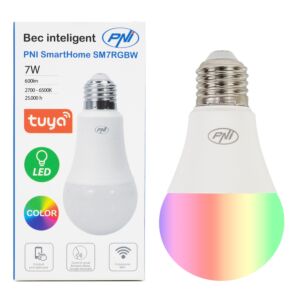 Smart Birne PNI SmartHome SM7RGBW LED 7W