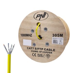 Kabel S/FTP CAT7 PNI SF07, 10 Gbit/s, 1000 MHz