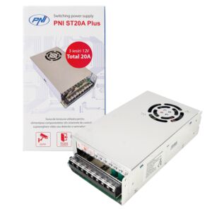 Schaltspannungsquelle PNI ST20A Plus 230V auf 12V 20A stabilisiert für Überwachungssysteme