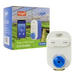 Intelligente Wasserventil PNI SV160 mit Wi-Fi, DN20, 3/4", Steuerung über die Tuya Smart App, kompatibel mit Amazon