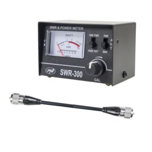 PNI SWR-300 PWR-SWR Meter Reflectometer Package, für SWR-Messungen und PNI R50 Anschlusskabel