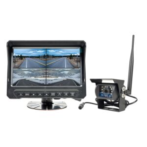 PNI TRK501 Drahtlose Rückfahrkamera und LCD-Monitor mit DVR-Funktion, Micro-SD-Kartensteckplatz, IR-LEDs, für LKWs