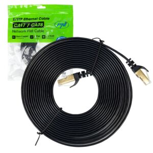 Flaches Netzwerkkabel CAT7 schwarz