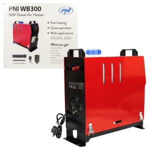 Stationäres Autoheizsystem PNI WB300 Diesel 5kW 12V/24V, 230V, 10 Sirocou-Leistungsstufen