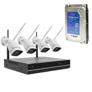 PNI House WiFi660 NVR mit PNI 1 TB Festplatte