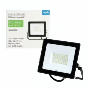 Schlanker LED-Reflektor PNI GreenHouse WS51 50W, 6400K