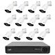 NVR PNI House IP716 Videoüberwachungspaket und 12 PNI IP125 Kameras mit IP, 5MP