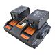 Doppelbatterie-Ladegerät-Kit PNI DCH250, enthält 2 18-V-5-Ah-Batterien