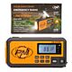Tragbares Radio PNI DYN300, mit Dynamo, Solarladung, Taschenlampe, Powerbank 4000 mAh, SOS, orange