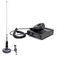 Autoradiosender mit einem Kanal und CB-Antenne