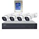 PNI House IPMAX POE 8 Videoüberwachungsset, NVR mit 4 Kameras und PNI SafeHouse 1 TB Festplatte