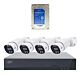 PNI House IPMAX POE 8 Videoüberwachungsset, NVR mit 4 Kameras und PNI SafeHouse 1 TB Festplatte