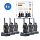 Bausatz von 6 tragbaren Radiostationen PNI PMR R40 PRO