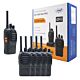 Kit mit 6 tragbaren Radiosendern PNI PMR R40 PRO Batterien, Ladegeräte und Kopfhörer enthalten