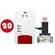 PNI Safe House Dual Gas 250-Kit mit Kohlenmonoxid (CO) -Sensor und Erdgas- und Magnetventil