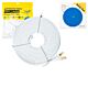 Flaches Netzwerkkabel S/STP CAT8 PNI U8200W, 2 x RJ45, 4 Adernpaare, 28 AWG, 20 m, inklusive Klebepad (blau)