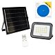 PNI GreenHouse WS50 PRO 50W LED-Reflektor-Paket mit 6W Solarpanel und blauem Klebepad